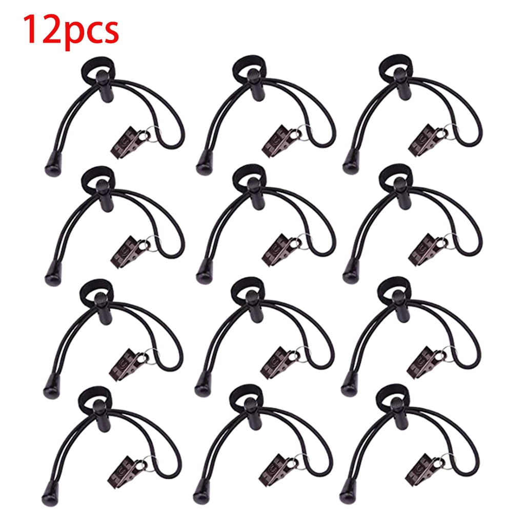 12 Pcs/Pack Background Cloth Clamps Photography Backdrop Clips Elastic ...