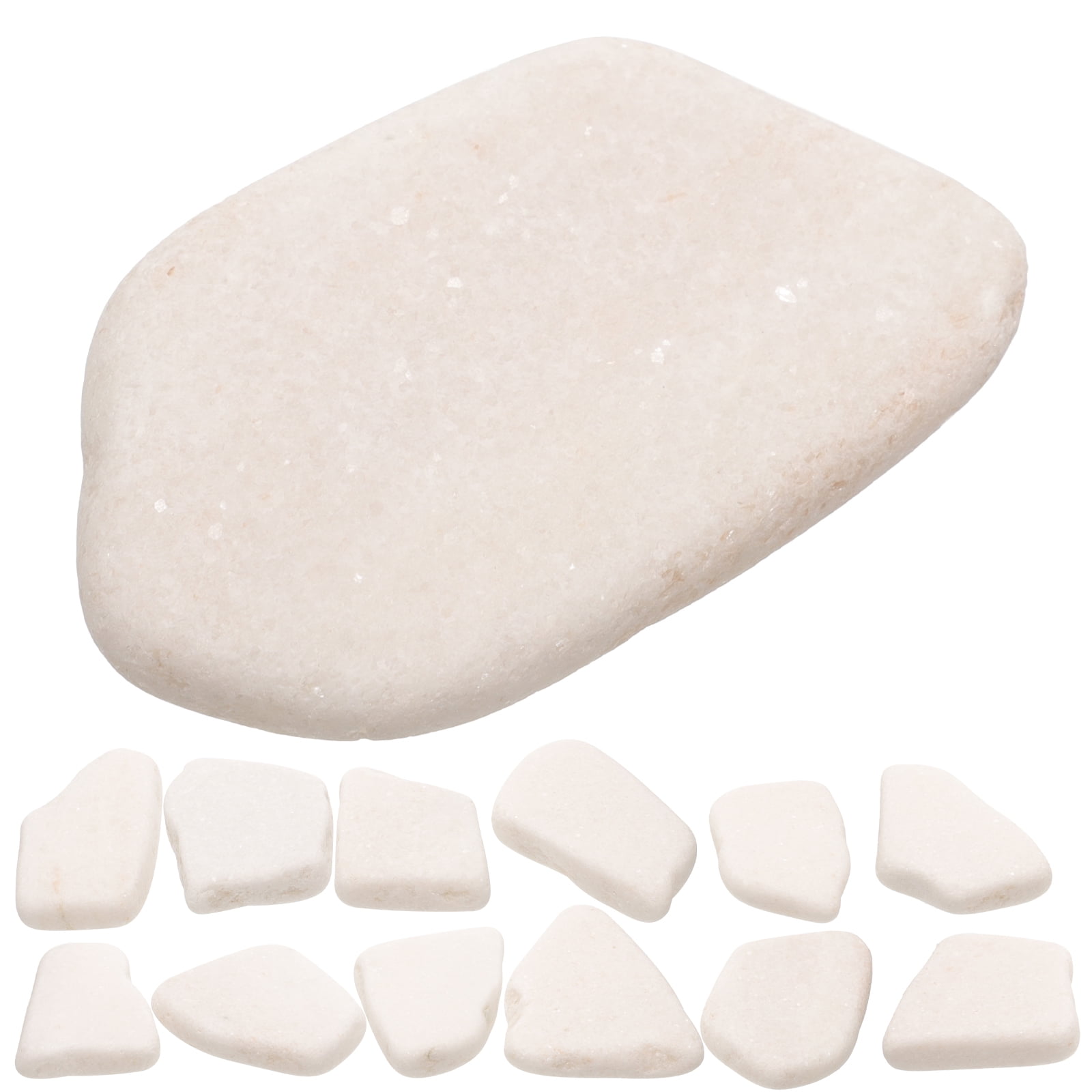 HEMOTON 12pcs Smooth Painting Stones for DIY Craft Projects - Walmart.com