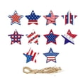 thumbnail image 1 of 12 Pcs Patriotic Star Cutouts 4th of July Paper Star Cutouts Independence Day Stars Accents for Memorial Day DIY Bulletin Board Star Cutouts for Kids Patriotic Theme Party Decor, 1 of 6