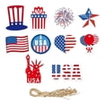 thumbnail image 1 of 12 Pcs Patriotic Star Cutouts 4th of July Paper Star Cutouts Independence Day Stars Accents for Memorial Day DIY Bulletin Board Star Cutouts for Kids Patriotic Theme Party Decor, 1 of 6