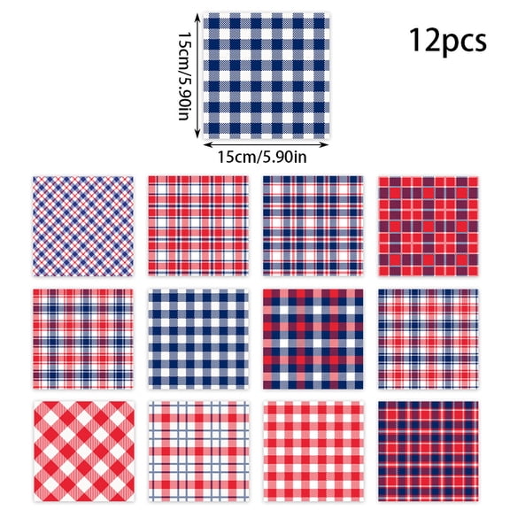 12 Pcs Patriotic Wrapping Paper - 250 Anniversary Vintage American Flag 1776-2026 Commemorative Wrapping Paper,Independence Day Gift Wrap for 4th of July & Memorial Day, President's Day