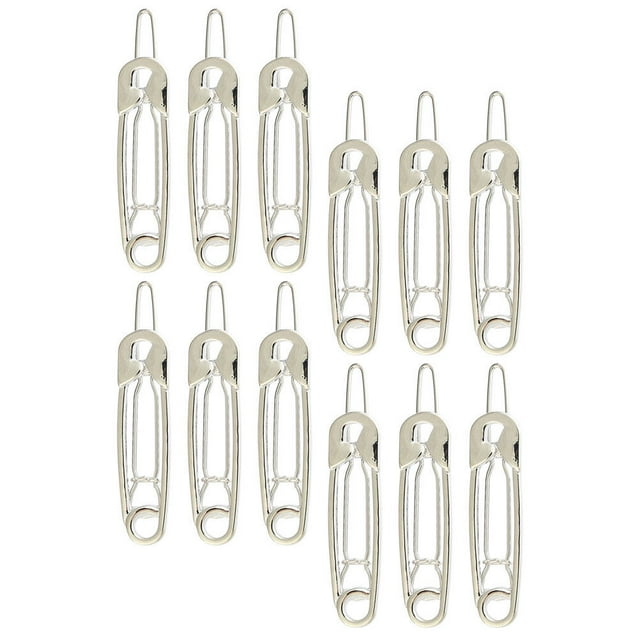 12 Pcs Pin Hairpin Safety Clips Barrettes Kids for Girls Alligator