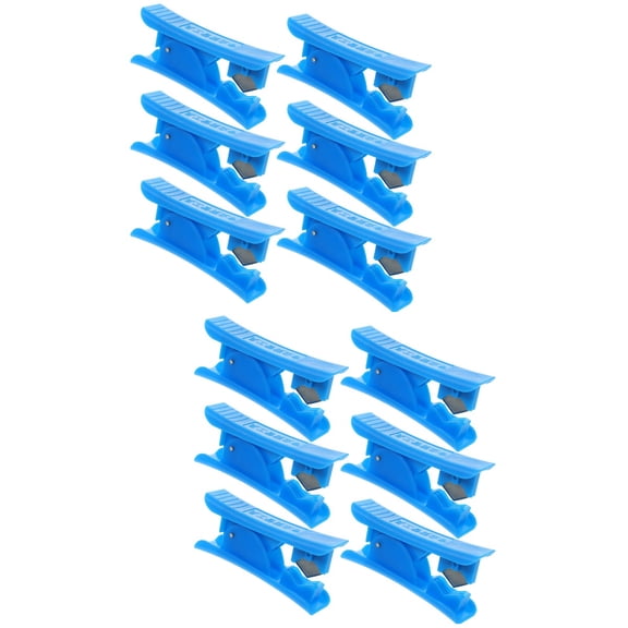 CIMAXIC Portable Hose Cutter Blue for Tubes Comfortable Grip No Burrs 12Pcs