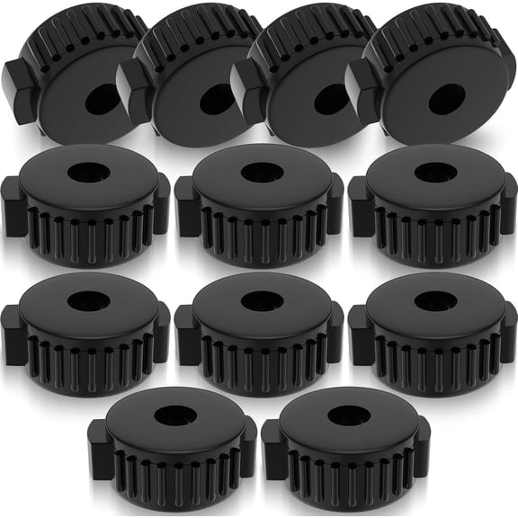 12 Pcs Plastic Cymbal Nuts for Percussion Drum Kit, Rapid Release Cymbal Topper Replacement Parts Accessories