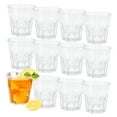 thumbnail image 1 of 12 Pcs Plastic Drinking Glasses, Acrylic Water Tumblers, Unbreakable Plastic Cups, Kids Drinking Cups, Reusable Drinkware Tumblers for Children Kitchen Picnic Party Juice (12pcs-160ml-clear), 1 of 7
