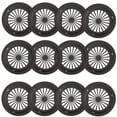 thumbnail image 1 of 12 Pcs Plastic Paper Plate Holders Trianu 10 " Reusable Paper Plate Holders Round Plate Holder Black Paper Plate Dispenser for 9 inch Paper Plates Party, 1 of 6