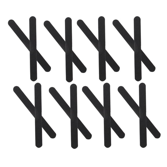SHOWERORO 12Pcs Black Sanding Sticks for Polishing Model Crafts Double Sided Sturdy Tools