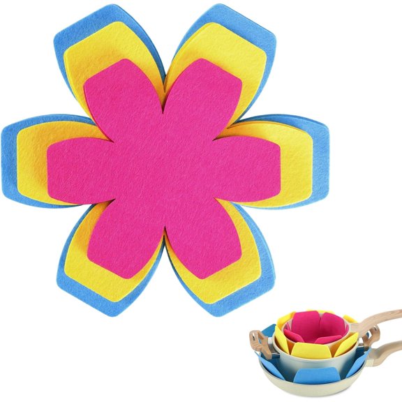 12 Pcs Pot and Pan Protectors Felt Bakeware Protectors Pot Pan Dish Dividers Separator Pads 3 Sizes Soft Felt Cookware Protector for Stacking Protection (7.87'' 10.23'' 11.81'')
