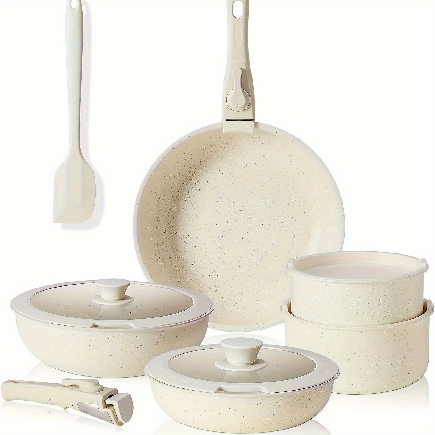12-Piece Non-Stick Cookware Set for Effortless Cooking and Easy Cleanup