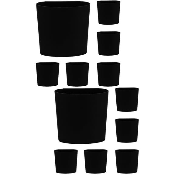 12 Pcs Pp Storage Tubs Plastic Buckets Small Hanging for Cart Portable Sundries Basket