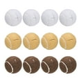 thumbnail image 1 of 12 Pcs Precut Walkers Tennis Balls, Universal Precut Glide Balls Walkers Accessories Glides, White/Beige/Brown, 1 of 6