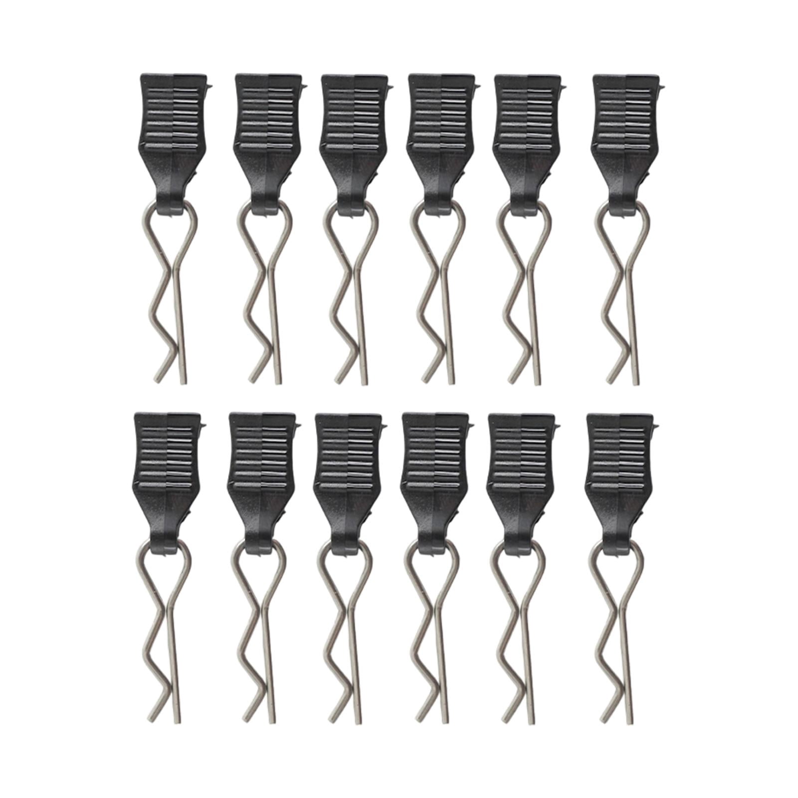 12 Pcs RC Car Body Clips R Pins Clips Metal Durable Structure for DIY ...