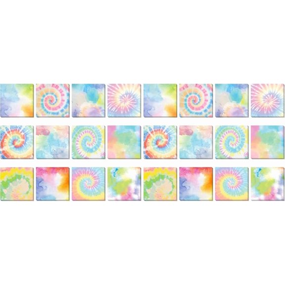 12 Pcs Rainbow Sticky Notes Tie Dye Pastel Sticky Note Fun Self Adhesive Art Party Notepads for Office Gay Pride Party Supplies(3 x 3 Inch) (Pack of 2)