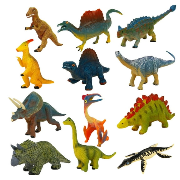 12 Pcs Realistic Animal Figurines Set, Wildlife Models for Educational Play, Decorative Zoo Creatures, Science Project Accessories, Multicolor