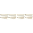 thumbnail image 1 of 12 Pcs  Rectangular Flower Pot Trays Saucers Drip Trays Potted Support Saucer Leakproof Water Plate Trays for ( White ), 1 of 1