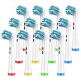 thumbnail image 1 of 12 Pcs Replacement Toothbrush Heads Compatible with Oral B Braun Professional Cross Electric Toothbrushes Brush Head Action Refills 1000 500 1500 100 7500 400 8000 7000 3000 6000 300 9600 2000 4000, 1 of 8