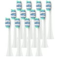 thumbnail image 1 of 12 Pcs Replacement Toothbrush Heads Compatible with Philips Sonicare Electric Toothbrush Soft Brush Head Refills 1100 2100 4100 4300 5100 5300 6100 6500 7000 7300 7500 9000 9300 9500 9700 9750 9900, 1 of 5