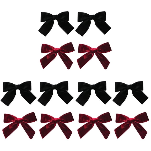 12 Pcs Retro Decor Girls Hair Clips Kids Bow Headdress Barrette Hairpin Wedding Tiara Ribbon Baby Bride