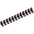 thumbnail image 1 of 12 Pcs Rhinestone Flower Mini Hair Claws Clips for Girls Women - Golden, 1 of 3