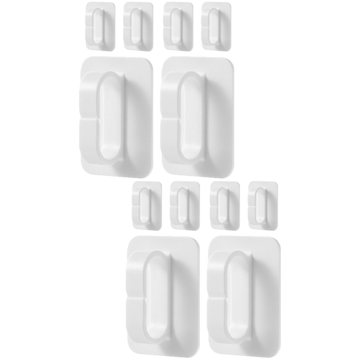 12 Pcs Ring Opening Hook Wall Towel Hangers Binder Outdoor Hooks for