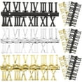 thumbnail image 1 of 12 Pcs Roman Numeral Dial Replacement Clock Number Clocks Watch Numbers Minute Supplies Kit, 1 of 6