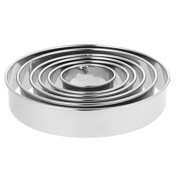 12 Pcs Round Cake Mold Biscuits Cake Cutter Cake Pops Mold Pie Cake Mould Ring Cookie Cutter Pancake Rings for Griddle