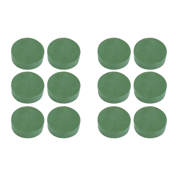 12 Pcs Round Floral Foam Blocks,4.72 Inch Dry Floral Foam for ,Craft Project,Wedding Decoration
