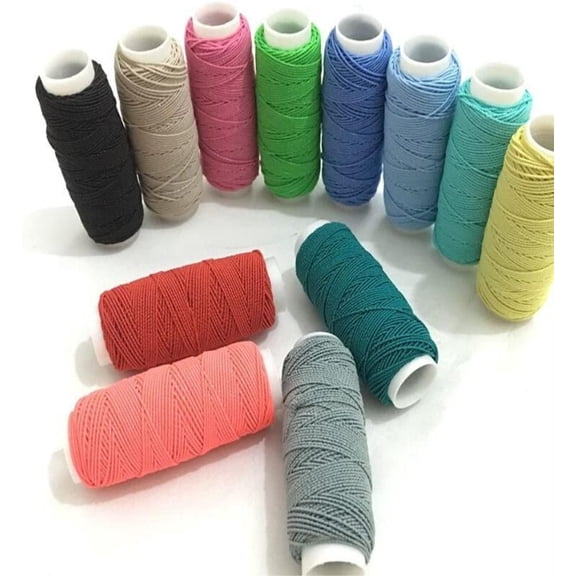 12 Pcs Round Shirring Elastic Craft cord