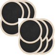 thumbnail image 1 of 12 Pcs Round Wicker Placemats, 15 Inch Braided Hand Woven Table Mats, Heat Resistant Non-Slip Wipeable Wide Edge Place Mats for Kitchen Dining Indoor Outdoor Use, 1 of 6