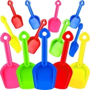 12 Pcs Sand Shovels Plastic Beach Shovels Bulk 7.7 Colorful Scoop Set Summer Beach Toys, Random Colors