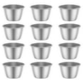 thumbnail image 1 of 12 Pcs Sauce Cups Sturdy Stainless Steel Dipping Sauce Cups Heat Resistant Condiment Cups Practical Dipping Cups for Home Kitchen Party Restaurant, 1 of 10