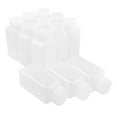 thumbnail image 1 of FELTECHELECTR HDPE Reagent Bottles for Laboratory Use with Good Sealing Effect 100ml Transparent Sample Containers Pack of 12, 1 of 5