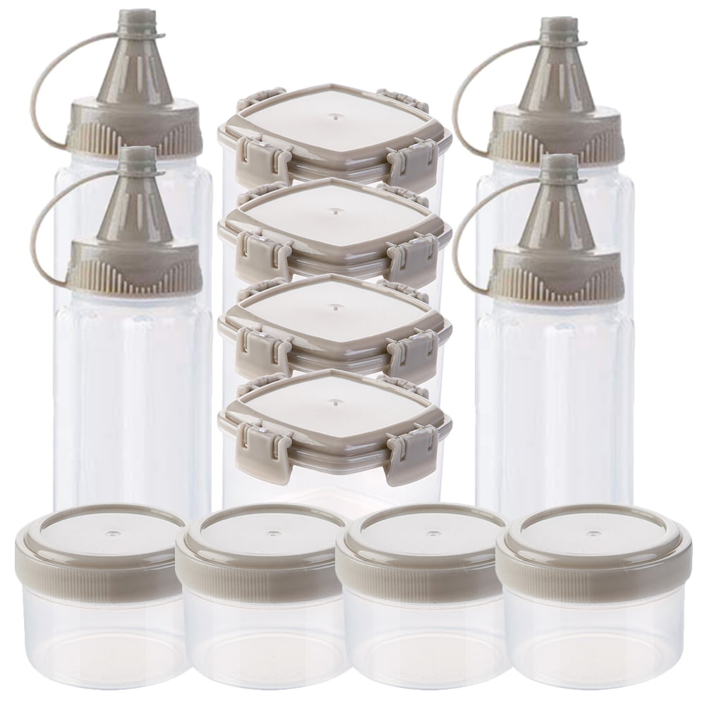 12 Pcs Seasoning Storage Set Spices Pepper Jar Mini Condiments Sauce