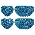 thumbnail image 1 of 12 Pcs Sequin Heart Iron on Patches, 2.7 x 2.4 Inch Embroidery Sequin Patches for Clothing Repair, Deep Blue, 1 of 5