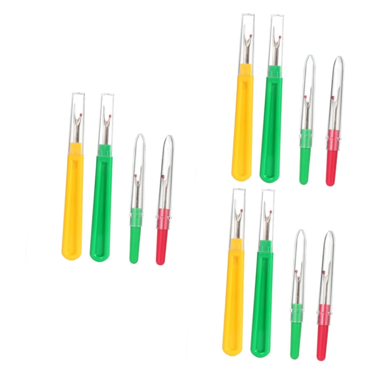 12 Pcs Sewing Thread Set Snap on Tools Colored Tabs Professional Seam ...