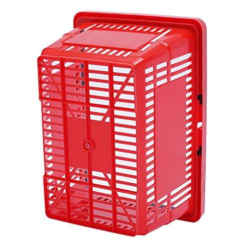 12 Pcs Shopping Baskets, 18L/4.7gal Durable Red Plastic Store Shopping Baskets with Handles, 17 * 12 * 9inch Portable Store Baskets Retail Baskets Set for Market Grocery Supplies T