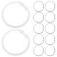 thumbnail image 1 of 12 Pcs Shower Curtain Hook Curtain Rod Hangers Drapes Shower Curtain Hanger Turntable Bath Drape Rings, 1 of 6