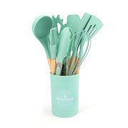 12 Pcs Silicone Kitchen Utensil Set,Non Stick Spatula Spoon with Storage Holder