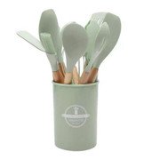 12 Pcs Silicone Kitchen Utensil Set,Non Stick Spatula Spoon with Storage Holder