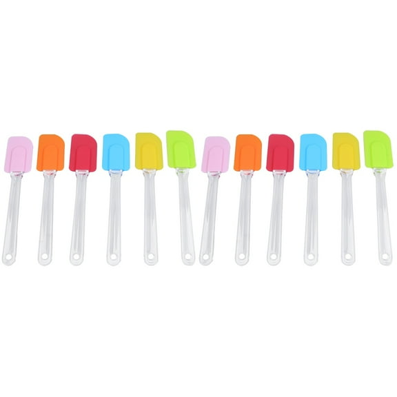 TABLZONE 12-Piece Silicone Cake Scraper Set Non-Stick Baking Tools for Decorating Frosting and Cream