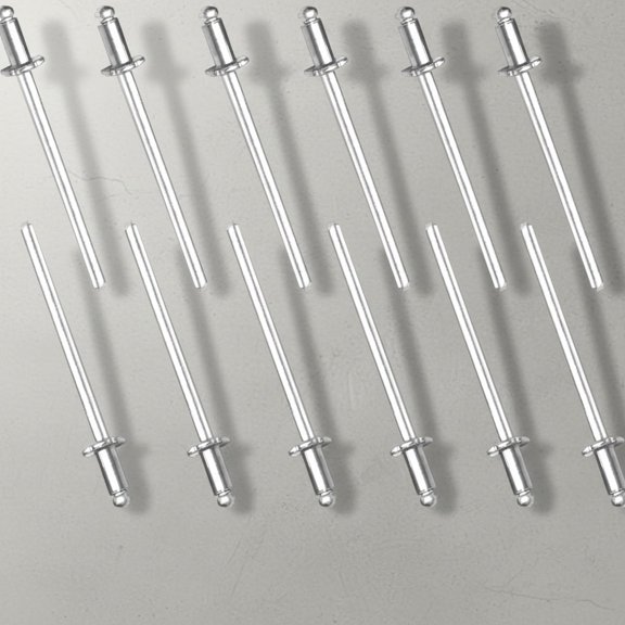 12 Pcs Silver Stainless Steel Rosette Rivets | VIN Tag Rivets Replacement for GM Ford Chrysler AMC | Door Dash Cowl Trim Tag Fasteners