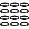 thumbnail image 1 of 12 Pcs Sink Plug Rubber Seal, O-Rings Seal Rubber Gasket, Shower Hose Washers Rubber Sink Plug Rubber Seal Ring, Pipe Washer Conical Sealing Ring For 40mm Pipe Flushing Hose, 1 of 7