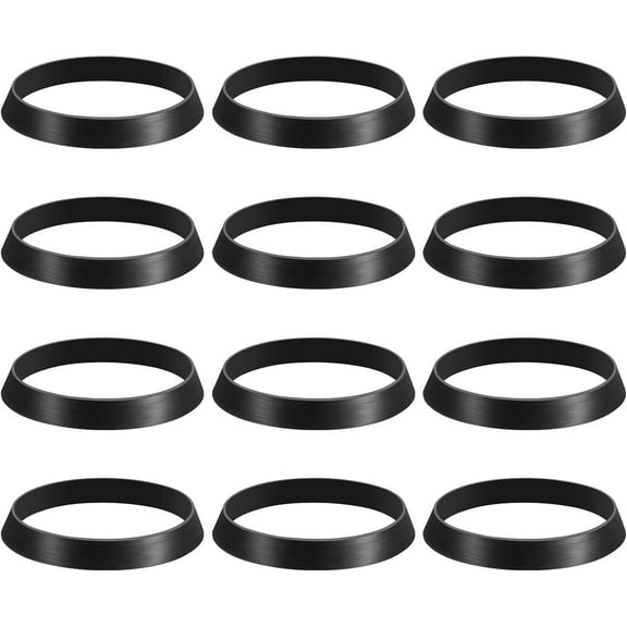 12 Pcs Sink Plug Rubber Seal, O-Rings Seal Rubber Gasket, Shower Hose Washers Rubber Sink Plug Rubber Seal Ring, Pipe Washer Conical Sealing Ring For 40mm Pipe Flushing Hose