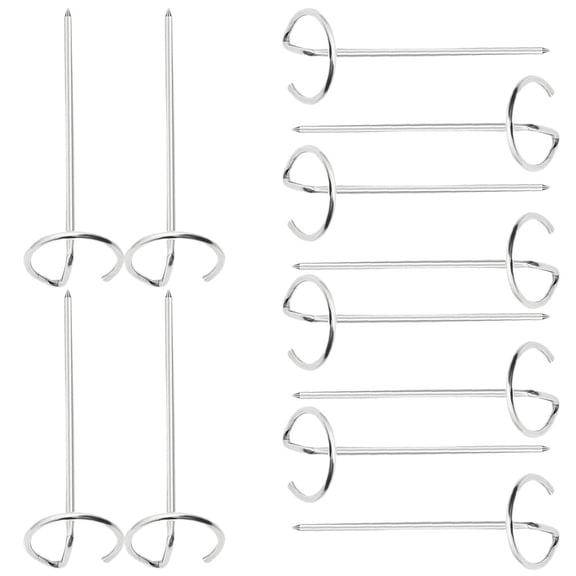 12 Pcs Skewers for Kabobs Burger Smasher Baked Sticks