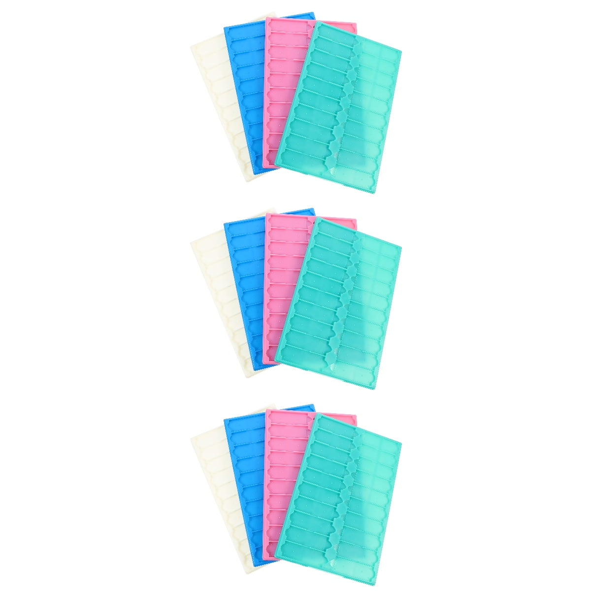 12 Pcs Slide Storage Plate Microscope Slide Storage Tray Microscope Slide Trays Plastic Tray