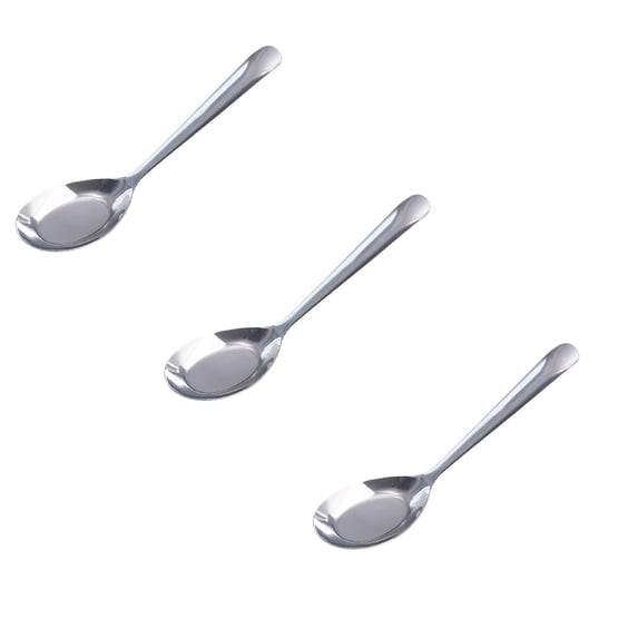 12 Pcs Soup Spoons,Stainless Steel Kitchen Utensils,Stainless Steel 6.5 Inch Long Handle Tablespoon Asian Soup Spoon Dinner Spoons for Home Kitchen and Restaurant, Dishwasher Safe(Silver)