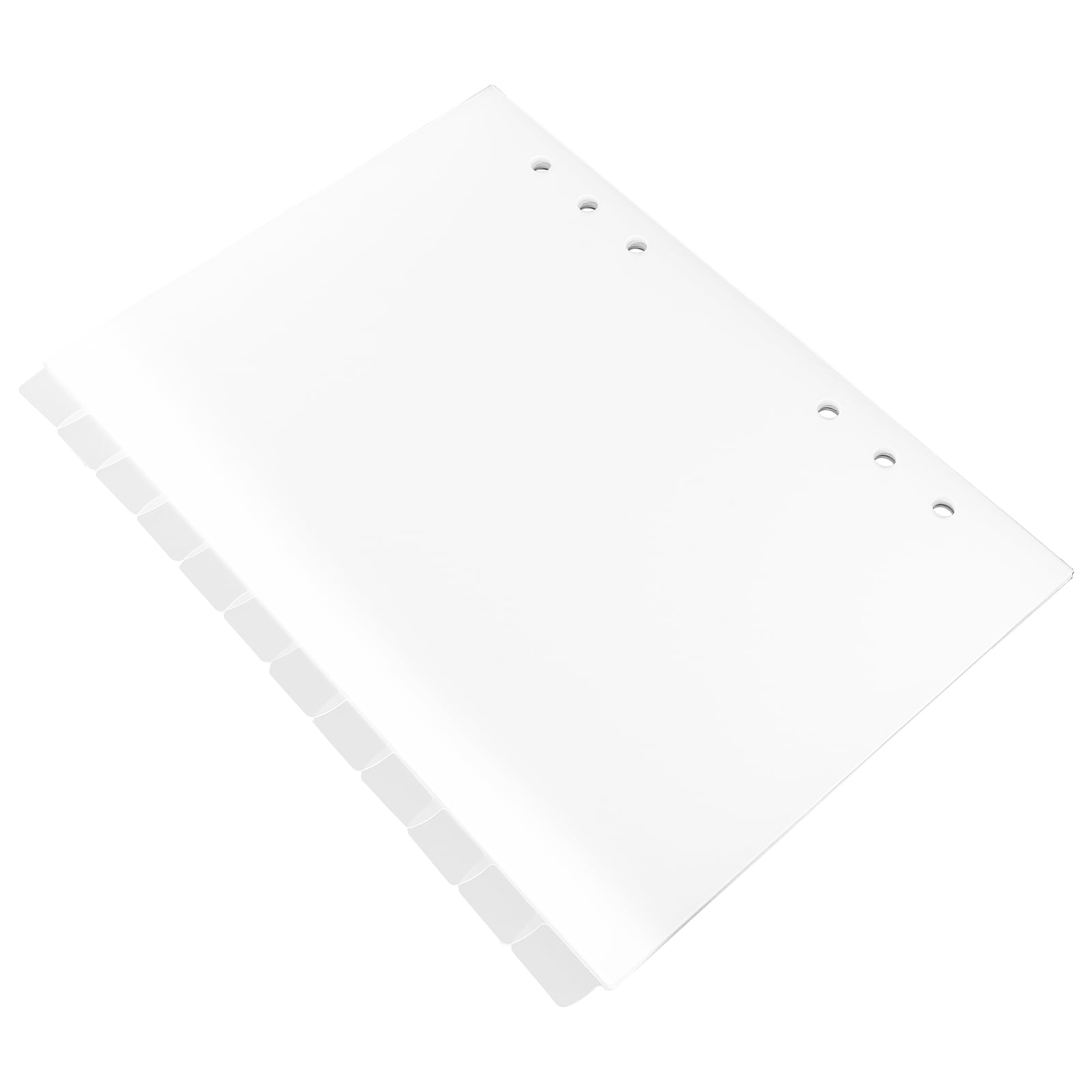 12 Pcs Split Page Dividers Binder File Folder Plastic Tab Category