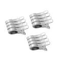 12 Pcs Stainless Steel Clip Coat Hangers Clothes Hanging Clips Sock