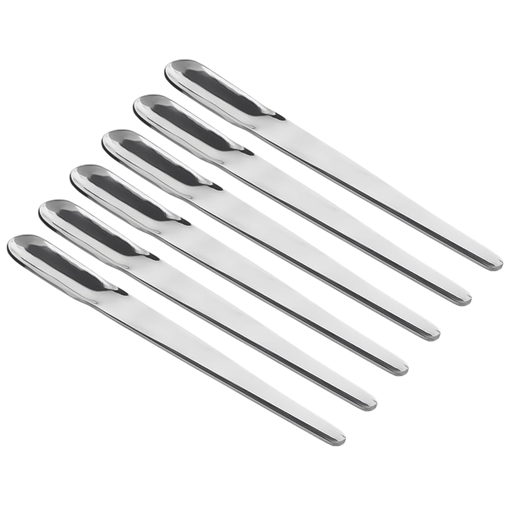 12 Pcs Stainless Steel Coffee Spoon Scoop Beverages Espresso Whisk Food