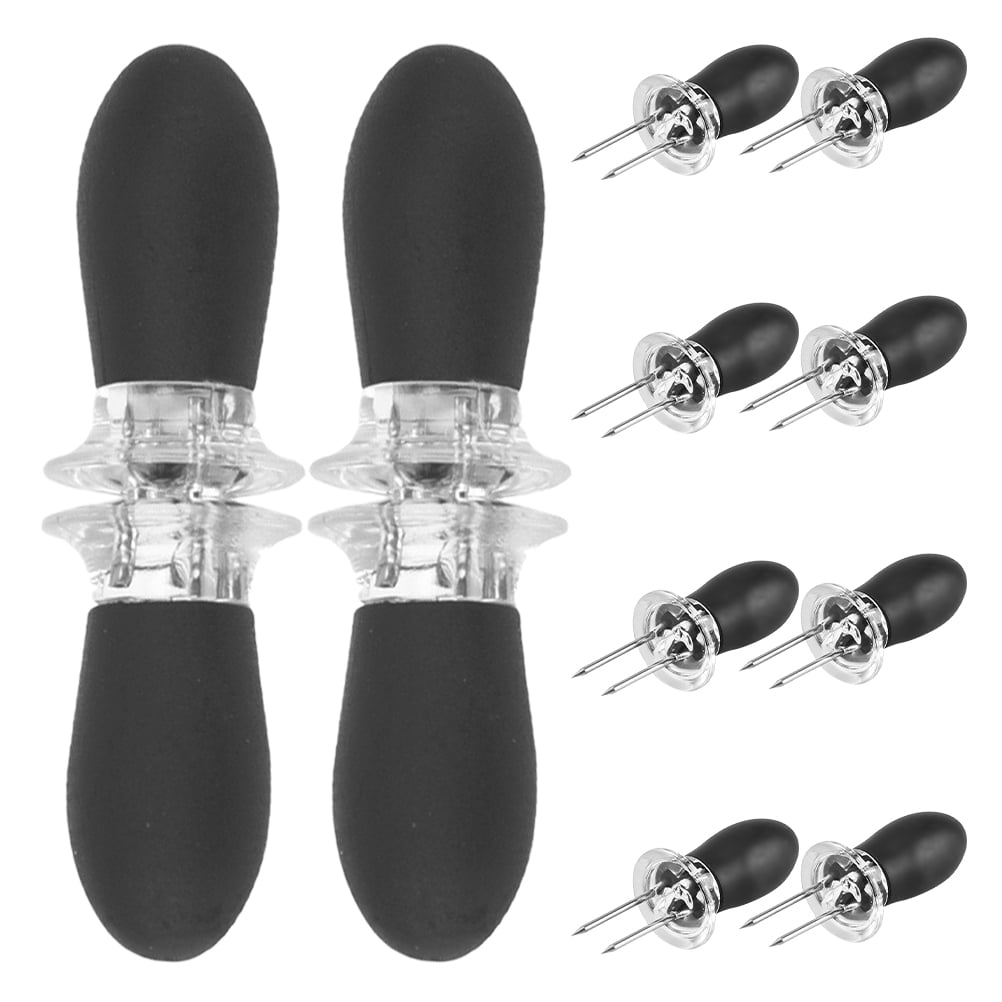 12 Pcs Stainless Steel Corn Fork Corn Holders Compact Corn Skewers Corn